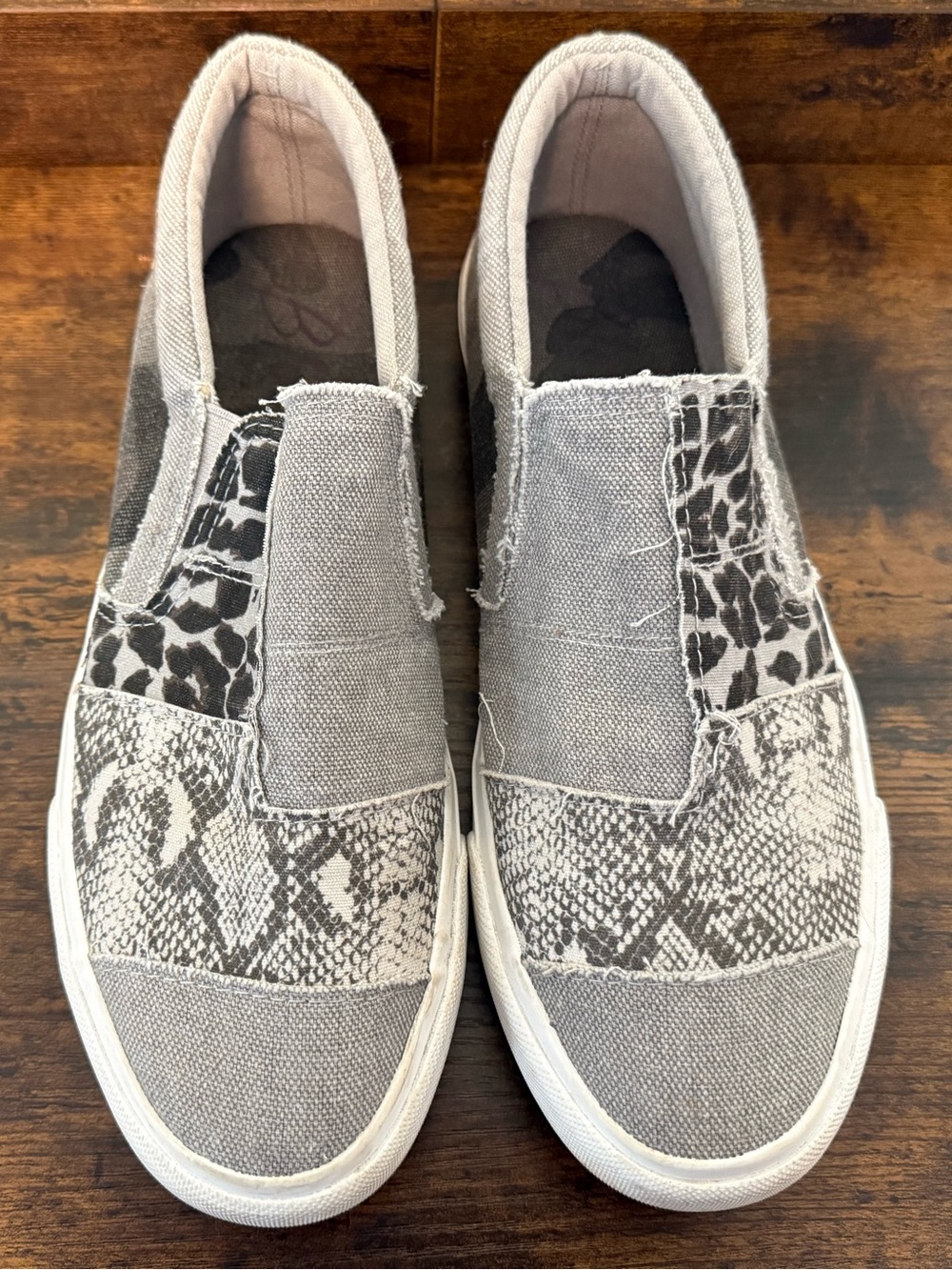 Blowfish Slip-On Casual Sneakers with Animal Print
